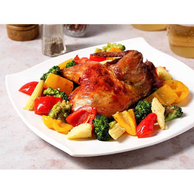 紐奧良風味烤半雞