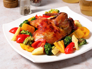 紐奧良風味烤半雞