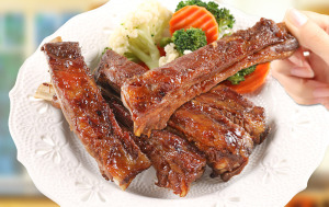 BBQ和風炭烤豬肋排