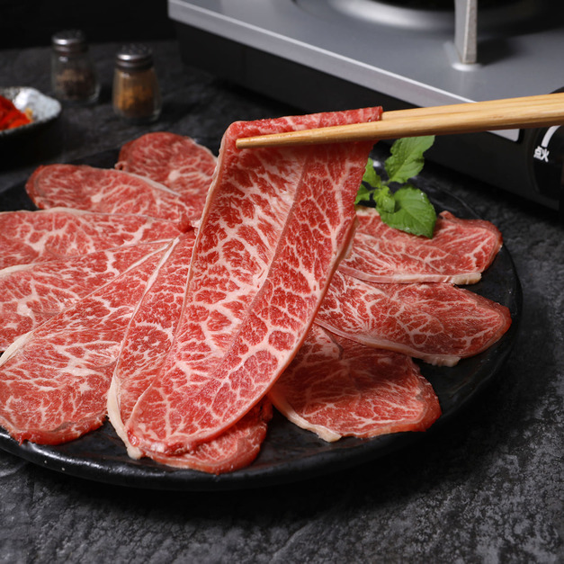 美國藍帶特選嫩肩牛肉片