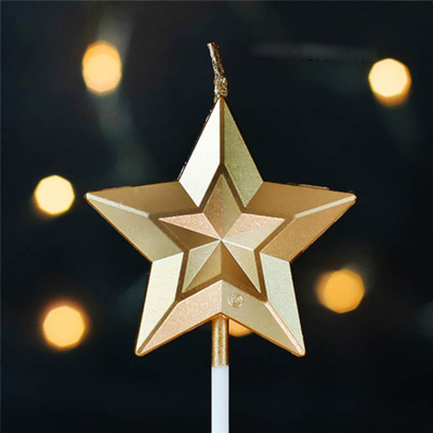 大星星蠟燭(金) +$40