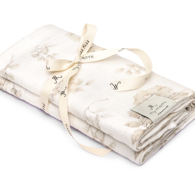 MY MEMI Bamboo muslin swaddle 竹纖維包巾