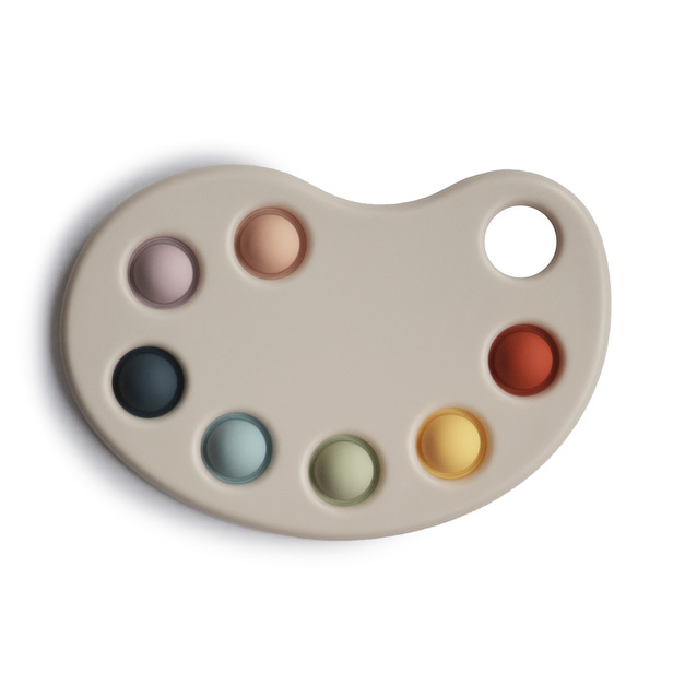 Mushie Paint Palette Press Toy 調色盤按壓玩具