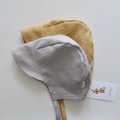 Bla blo Brim linen 亞麻寶寶綁帶帽（有帽簷）_5