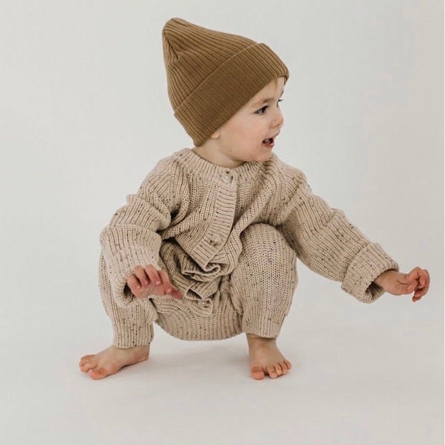 OAT Fleck Chunky Knit Playsuit  粗針織連身服