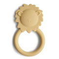 Mushie Teether Lion Soft Yellow 小獅子固齒器
