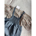 Wren Baby & Child 單寧色亞麻連身裙 ENID DENIM LINEN SMOCKED PINAFORE_2