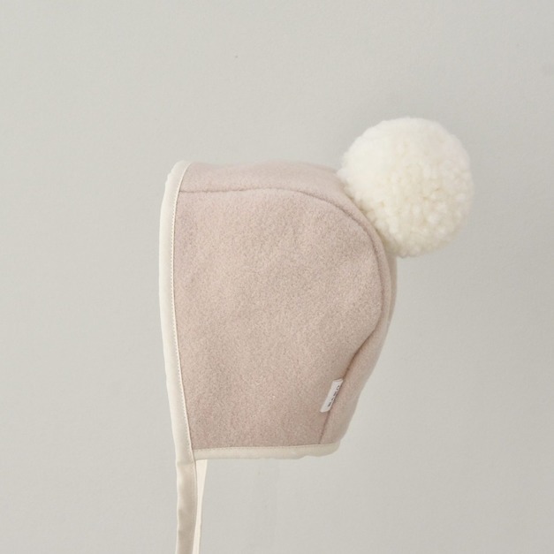 Bla blo Cashmere 羊絨球球帽 (無帽簷）