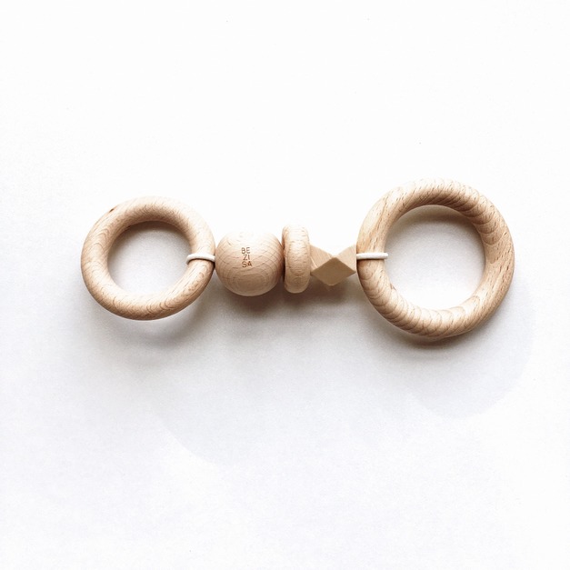 BEZISA Rattles 木製響環 Wooden Basics