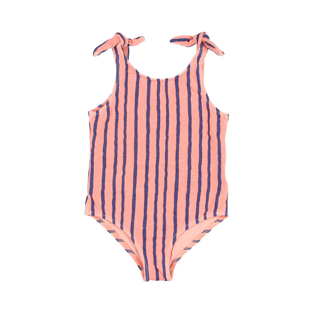 Búho NAVY MAILLOT 條紋泳裝