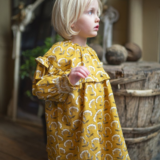 LALi COTTAGE DRESS - QUEEN ANNES LACE 細褶洋裝