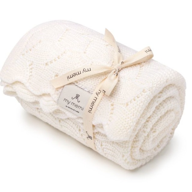 MY MEMI 100% merino wool swaddle - premium collection 美麗諾羊毛包巾