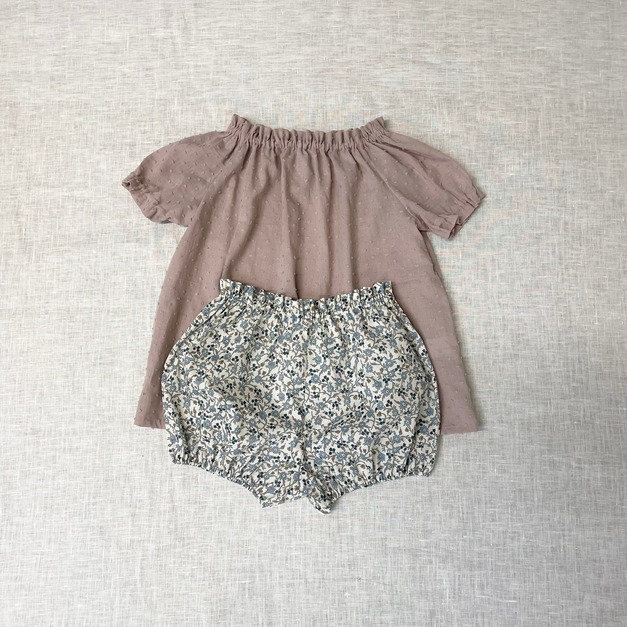 Wren Baby & Child CLEMMIE 泡泡短褲 (IN LIBERTY FORGET ME NOT)
