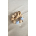 BEZISA WOODEN BASICS Rattle (geo) 幾何原木響環_5