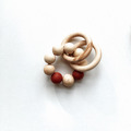 BEZISA WOODEN BASICS Rattle (round) 圓形原木響環_8
