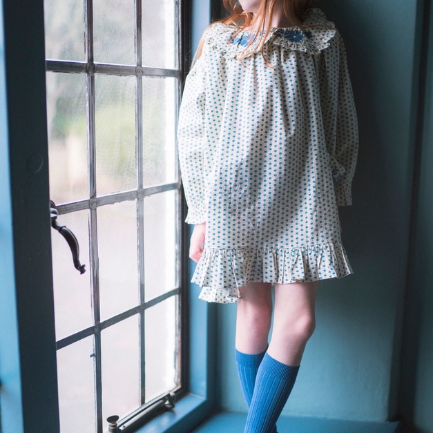 LALi BELLE DRESS, HEARTS WITH EMBROIDERY 刺繡洋裝