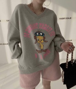 現貨 韓國設計師撞色崔弟大學T 2色