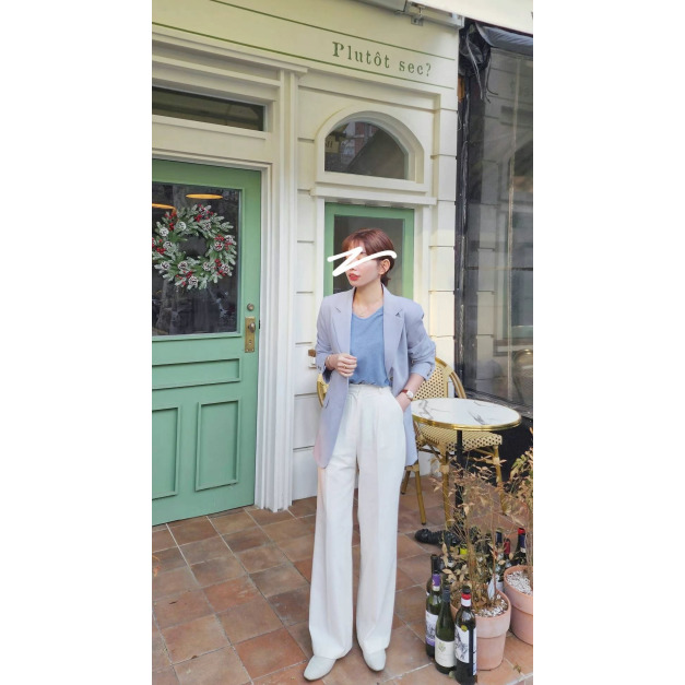 ღSale 歐膩質感直筒西裝褲