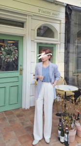 ღSale 歐膩質感直筒西裝褲