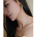 飾品♡M17復古玫瑰花輕奢耳環_2