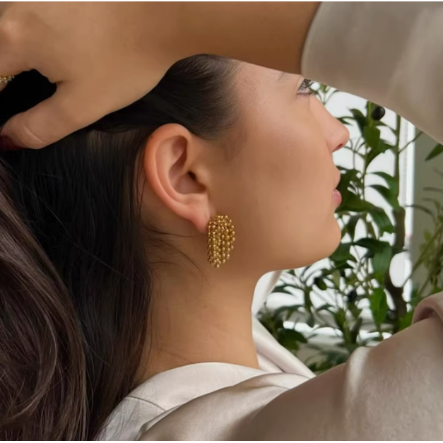 飾品♡M11煙花流蘇造型耳環