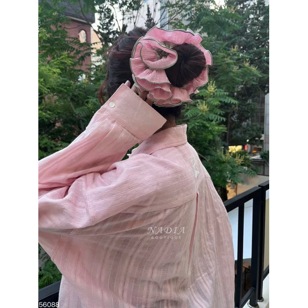 飾品♡Bonbon 雙拼花邊髮圈