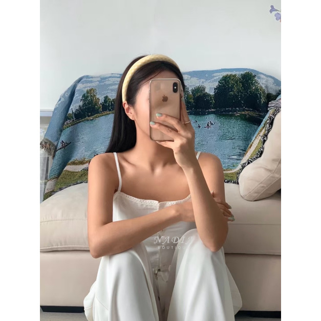 飾品♡Gingham Mood Hairband 格紋日常髮箍