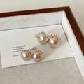飾品♡Glossy Dome Pearl Earrings 光感圓珍珠耳環_5