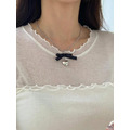 飾品♡Ribbon Heart Necklace 蝴蝶結心心項鍊_1