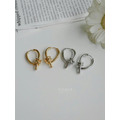 飾品♡Knot You 扭結圈圈耳環(24K)_1