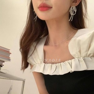 飾品♡Twist Ribbon Earrings 蝴蝶結垂墜耳環