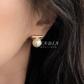 飾品♡Gold Bar Pearl Earrings 極簡金條珍珠耳環_2