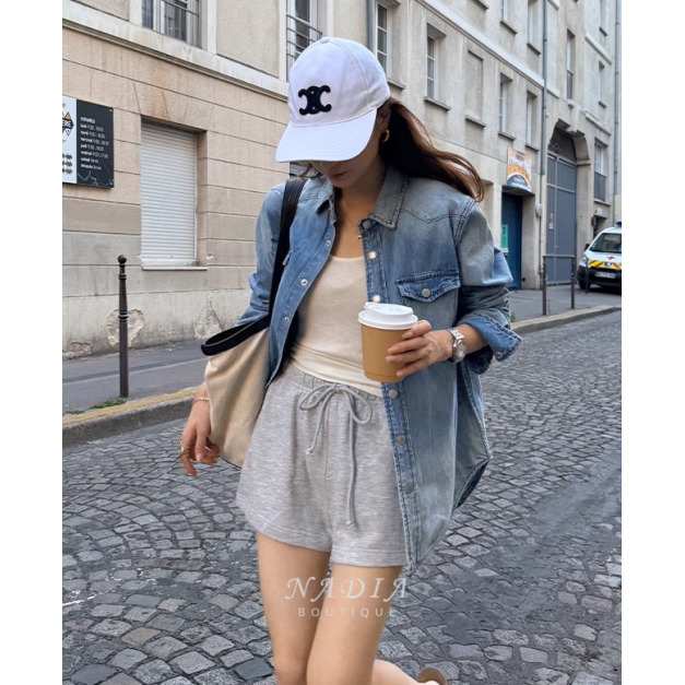 新品 ❘ 經典水洗棉丹寧漸層襯衫