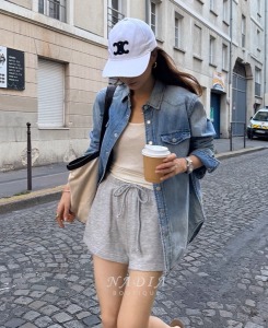 新品 ❘ 經典水洗棉丹寧漸層襯衫