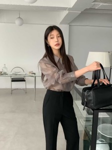 新品爆款 ❘ 微光薄紗襯衫