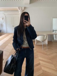 新品 ❘ 復古靛藍丹寧套裝-外套