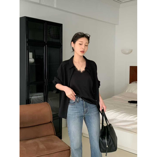 新品 ❘ 質感微壓紋襯衫