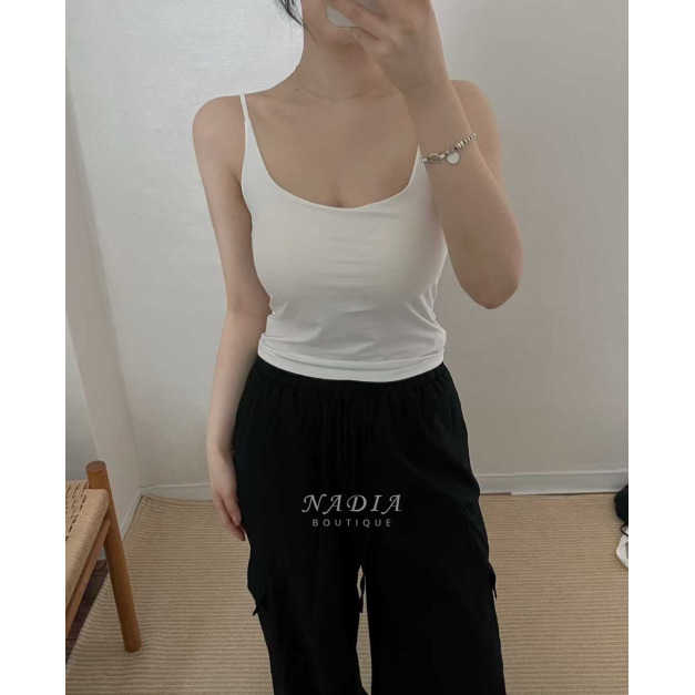 09 涼感可調肩帶bra top背心