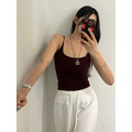 05 簡約肩帶可調整Bra top背心