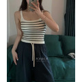 08 螺紋肩帶bra top背心