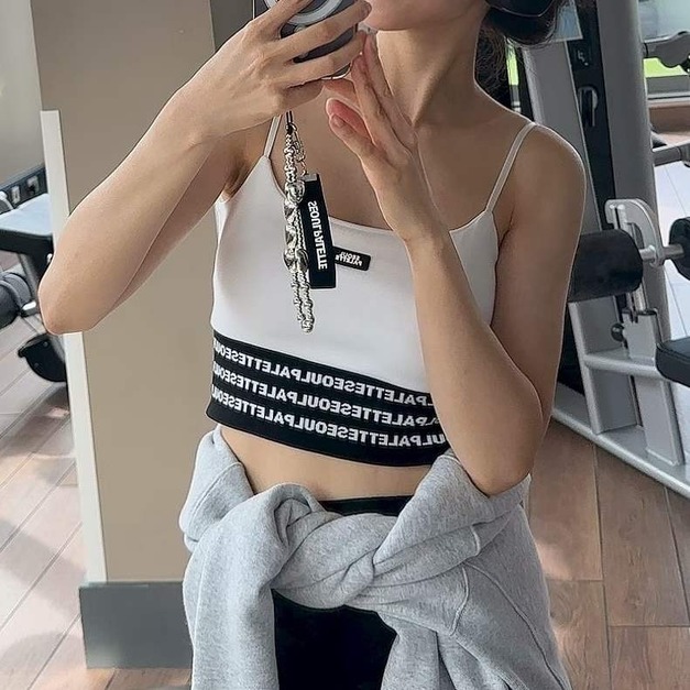 16 歐膩品牌滾邊bra top背心