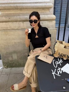 新品｜巴黎小黑書 ‧ 透膚針織外套背心套裝