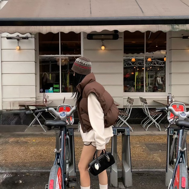 新品百搭必推｜保暖純色羽絨背心 2色