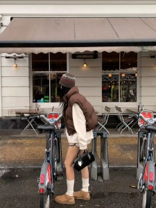 新品百搭必推｜保暖純色羽絨背心 2色