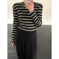 新品｜超百搭日常細條紋上衣 3色_8