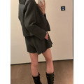 新品｜高質感毛呢短褲（可成套外套）_14