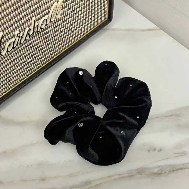 新品｜碎鑽絲絨髮圈系列(圓版)