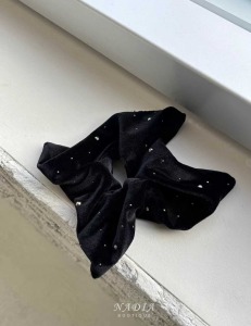 新品｜碎鑽絲絨髮圈系列(方版)