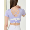 舒彈織紋綁帶上衣 4色_17