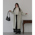 必買~雅緻柔軟輕盈長版大衣 2色_1